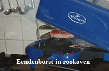 Eendenborst in rookoven