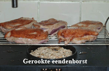 Gerookte eendenborst